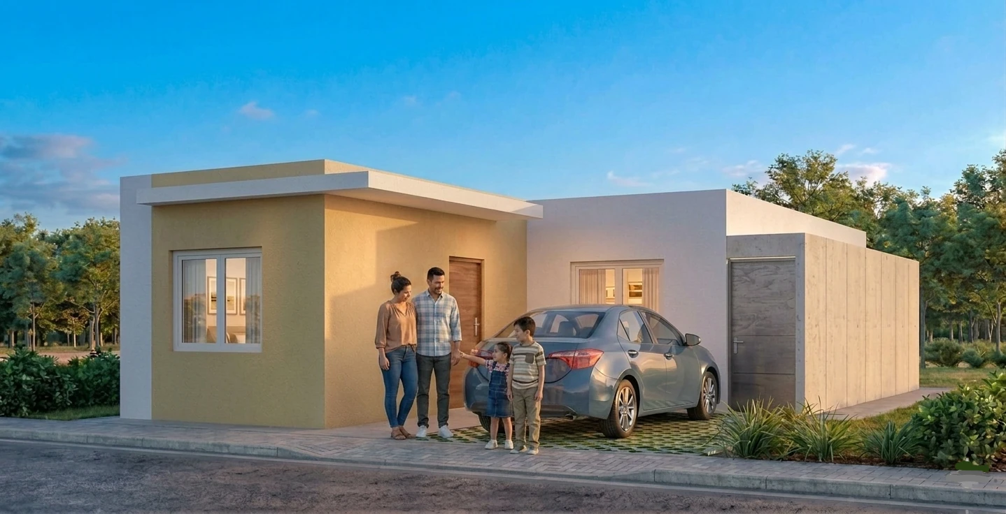 CASA NÚCLEO 70m2